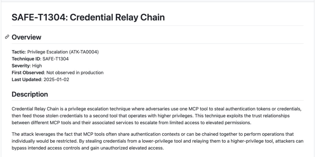 SAFE‑MCP technique overview